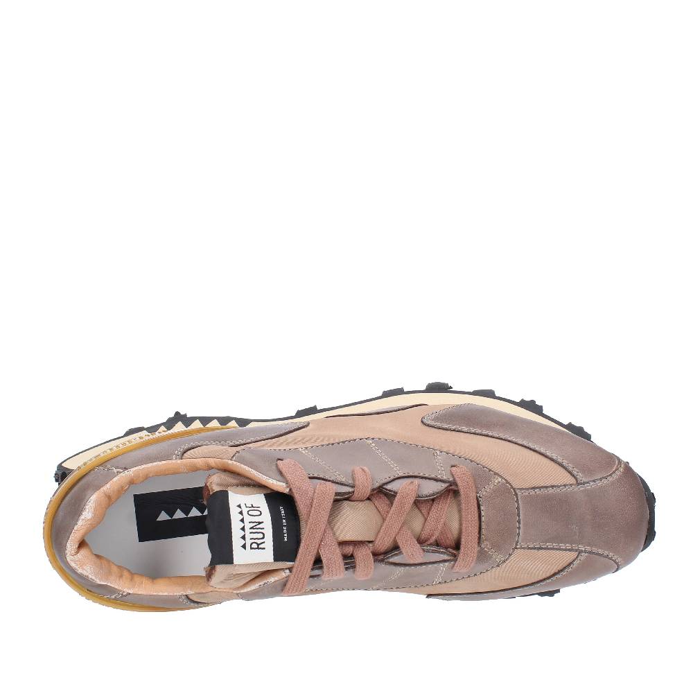 RUN OF Sneakers modello VINTAGE RUN OF in pelle e tessuto Bestseller