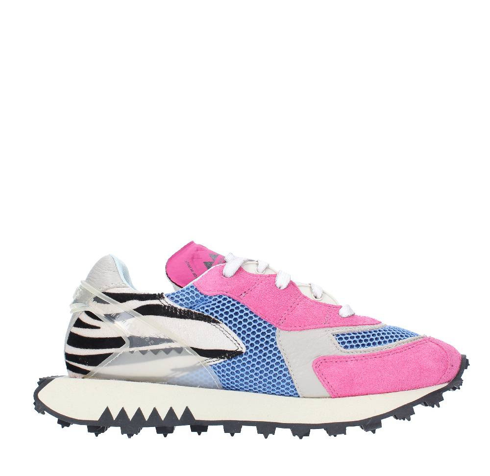 RUN OF Sneakers modello PUNK ZEBRA RUN OF in camoscio pelle e tessuto Convenienza