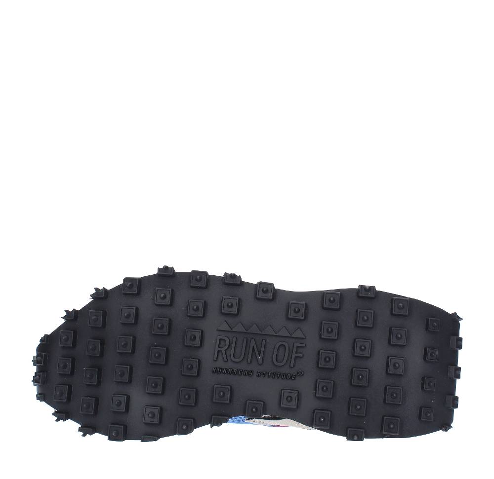 RUN OF Sneakers modello PUNK ZEBRA RUN OF in camoscio pelle e tessuto Convenienza