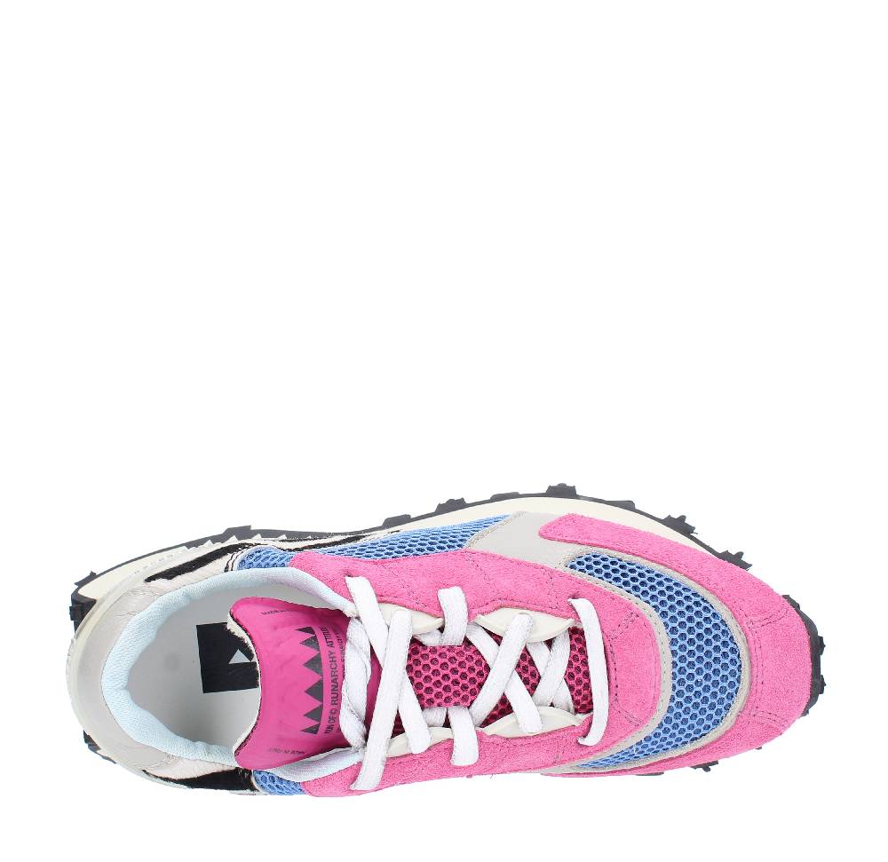 RUN OF Sneakers modello PUNK ZEBRA RUN OF in camoscio pelle e tessuto Convenienza