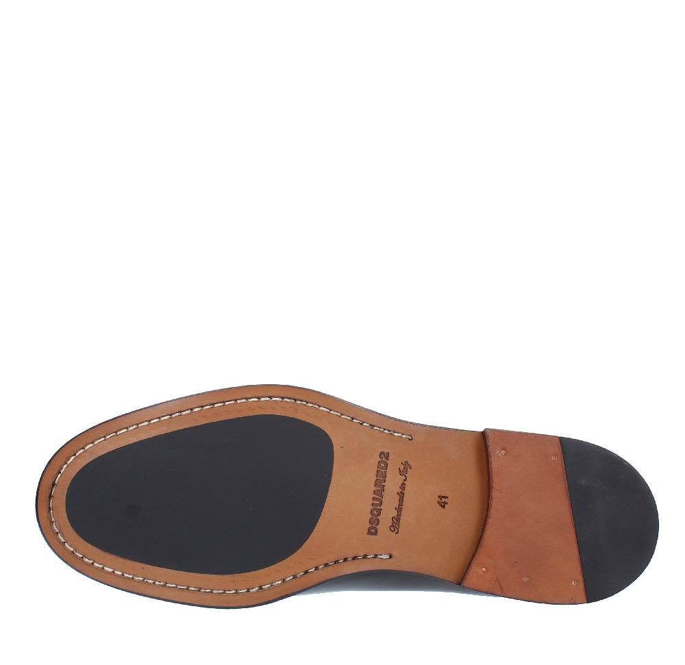DSQUARED2 Stringate in pelle spazzolata Prezzo basso