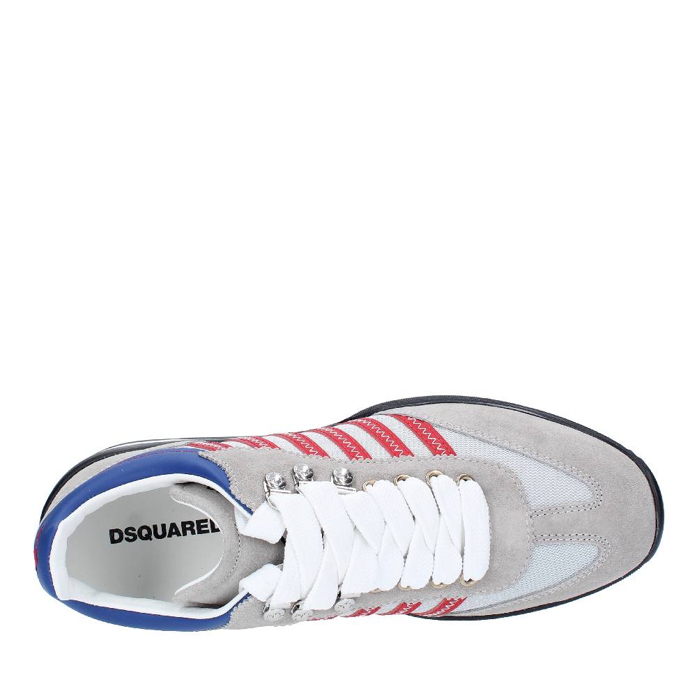 DSQUARED2 Sneakers DSQUARED2 modello ORIGINAL LEGEND in camoscio, pelle e tessuto Outlet