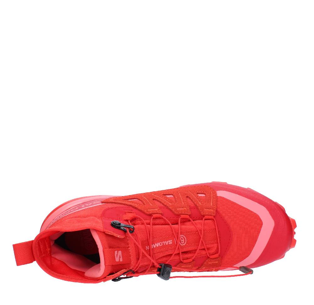 MM6 MAISON MARGIELA Scarponcini in pelle e camoscio Promozione temporanea