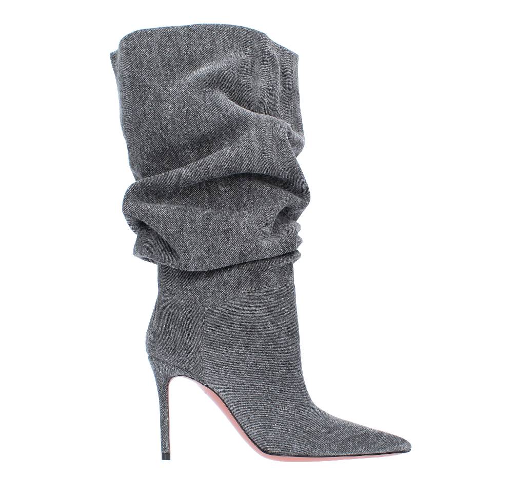 AMINA MUADDI Stivali Jaheel in tessuto Fino al 60% di sconto