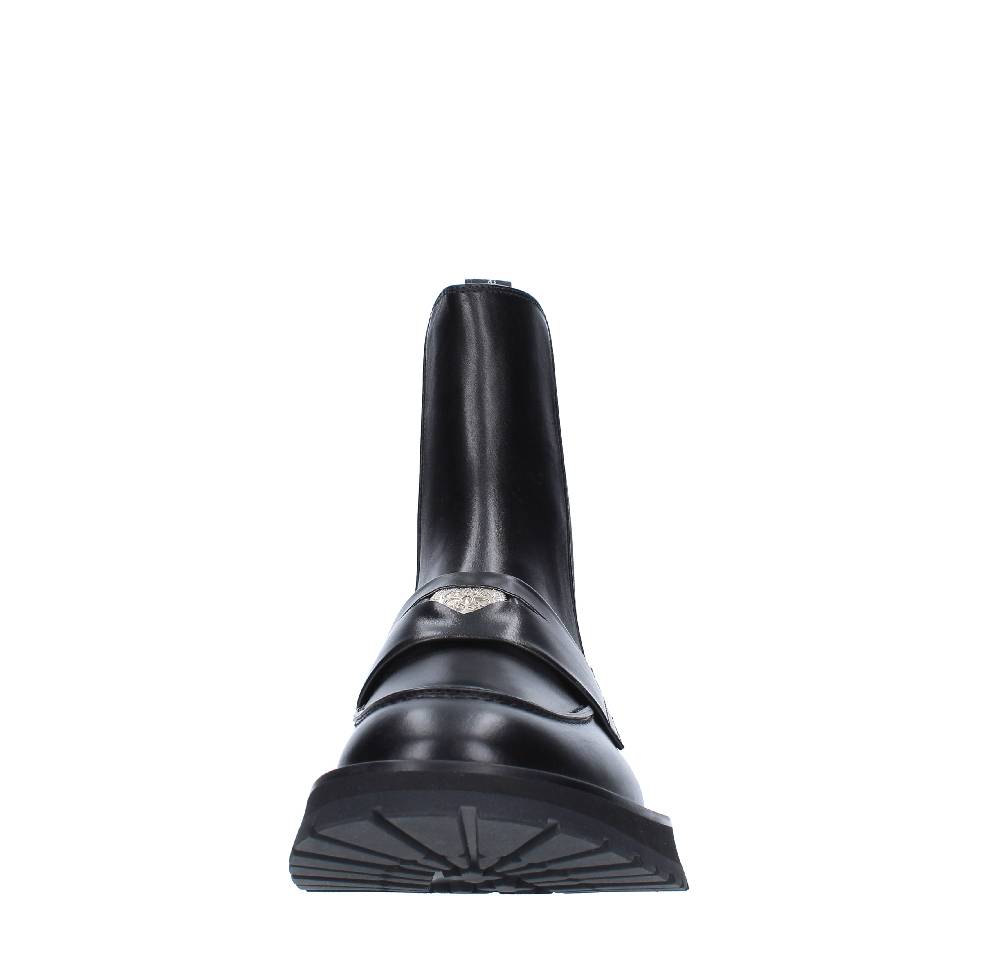 ALEXANDER MCQUEEN Stivaletti stile mocassino in pelle Only for today