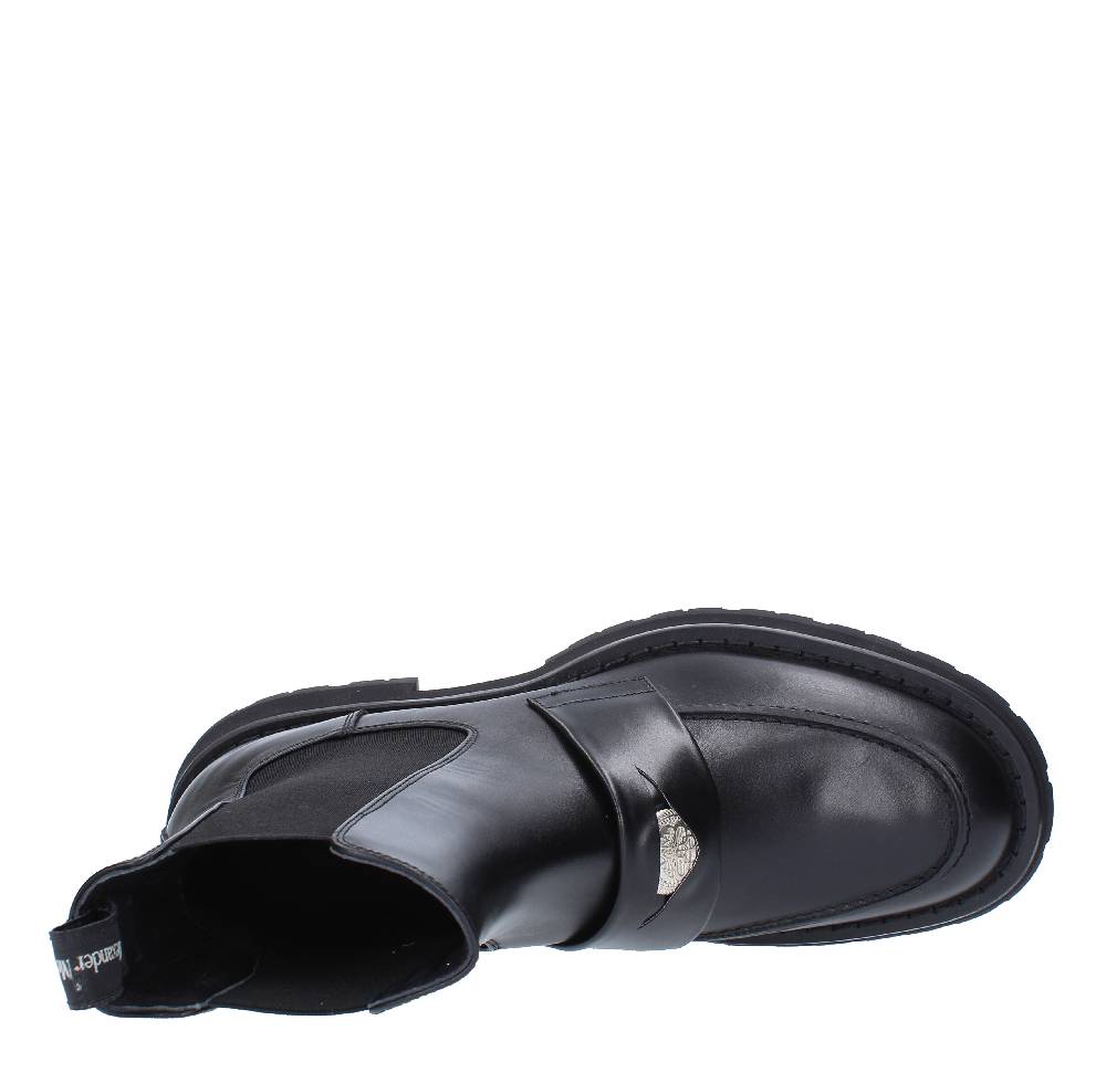 ALEXANDER MCQUEEN Stivaletti stile mocassino in pelle Only for today
