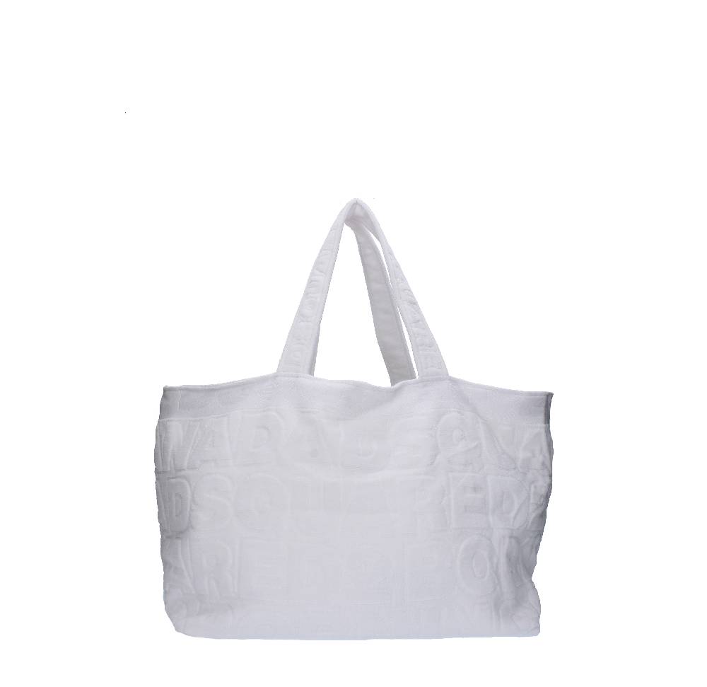 DSQUARED2 Borsa da mare in tessuto Discount Store per i nuovi prodotti