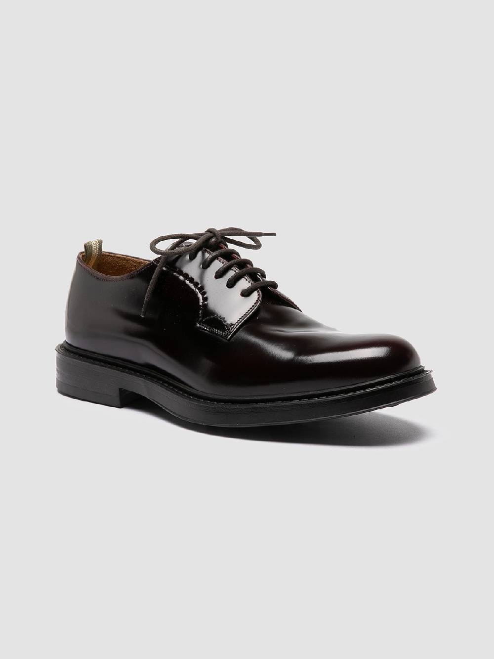 Officine Creative UNIFORM 003 Derby in Pelle Bordeaux Enormi risparmi