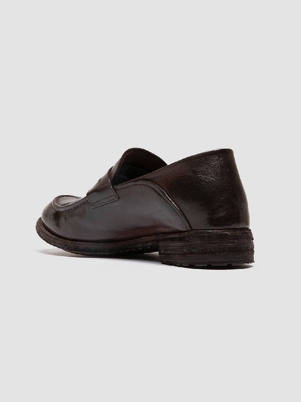 Officine Creative LEXIKON 140 Mocassini Penny Loafer in Pelle Marrone Online