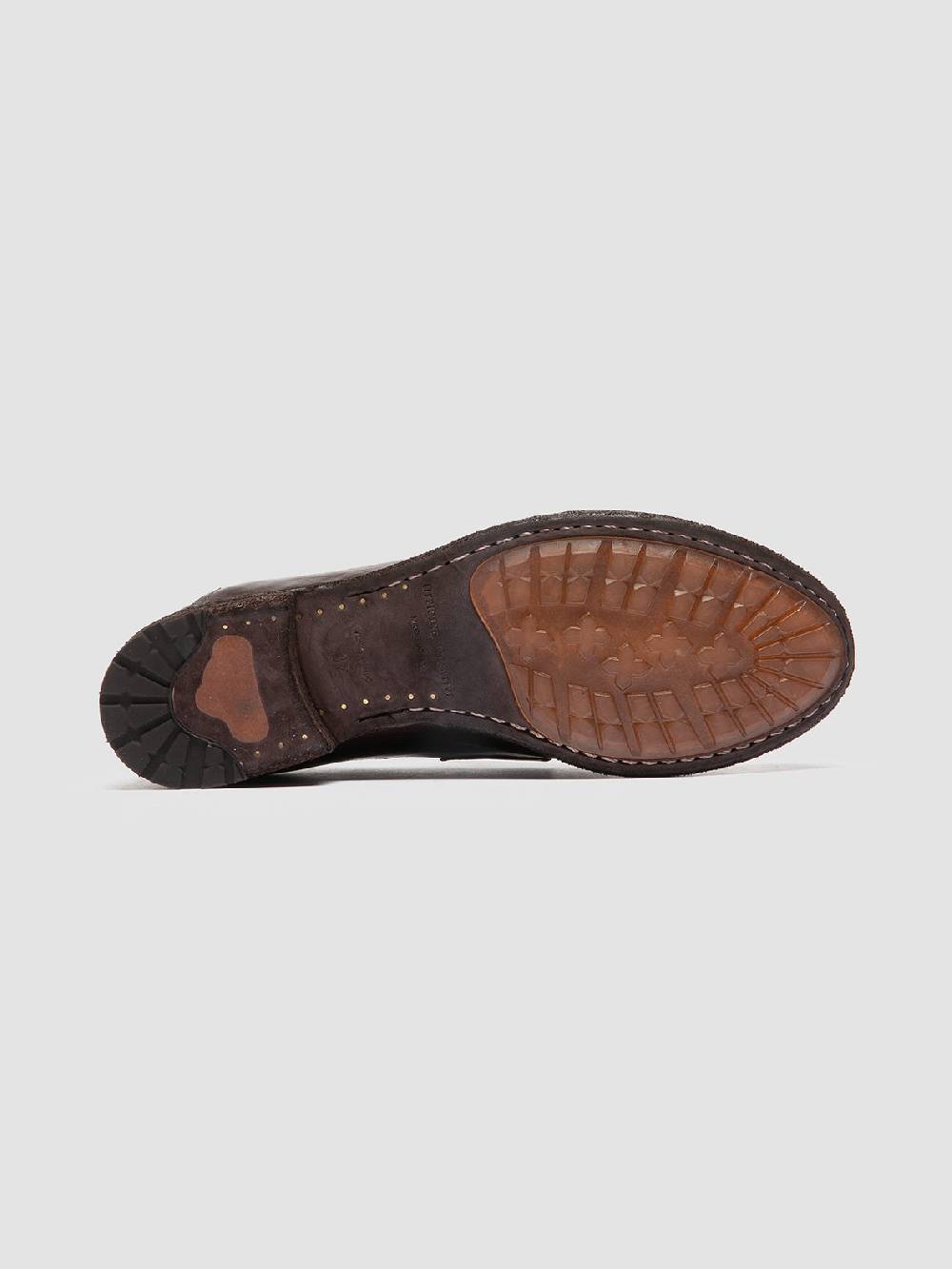 Officine Creative LEXIKON 140 Mocassini Penny Loafer in Pelle Marrone Online