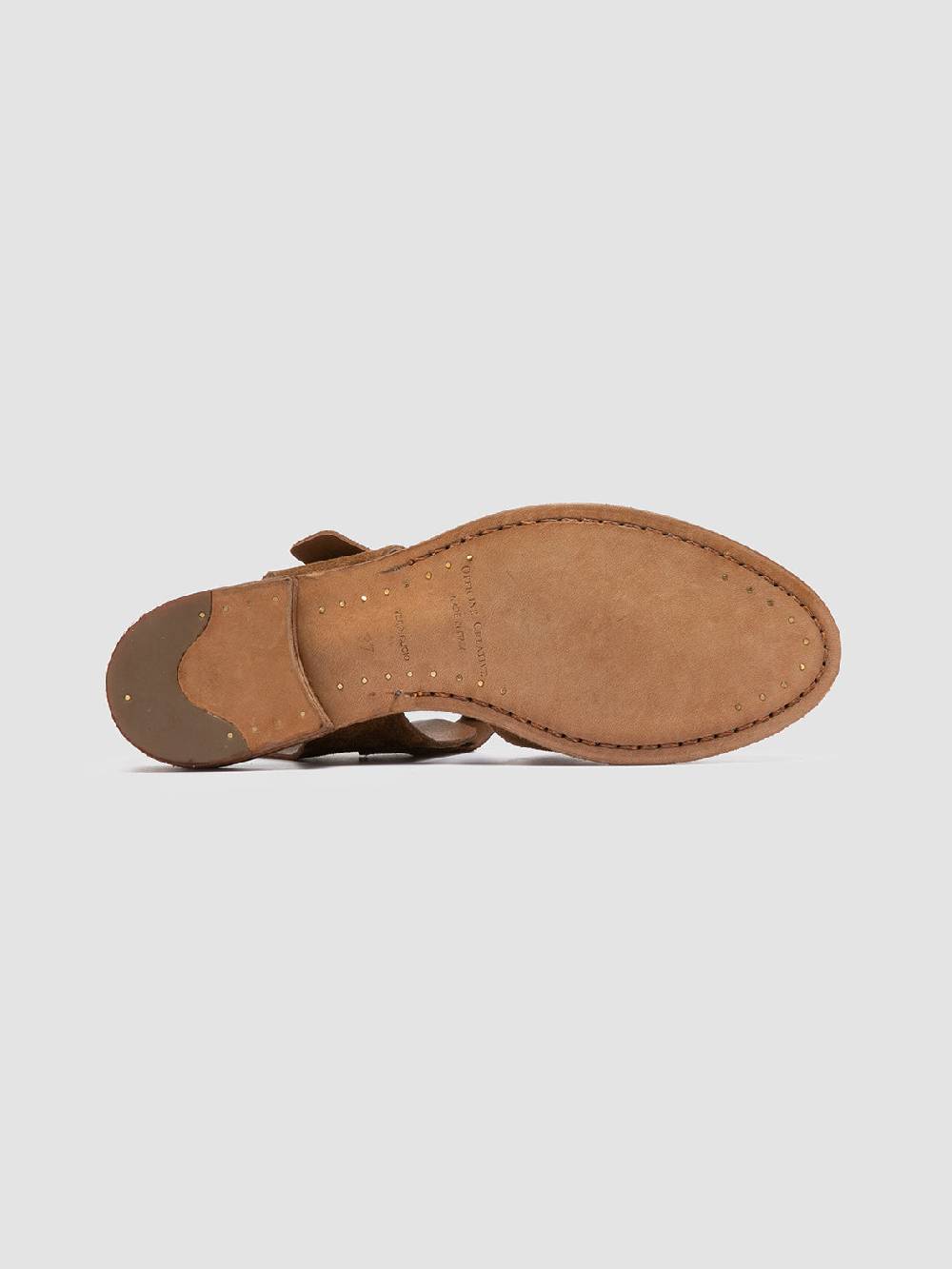 Officine Creative LEXIKON 536 Sandali in Pelle Scamosciata Marrone Negozi Online