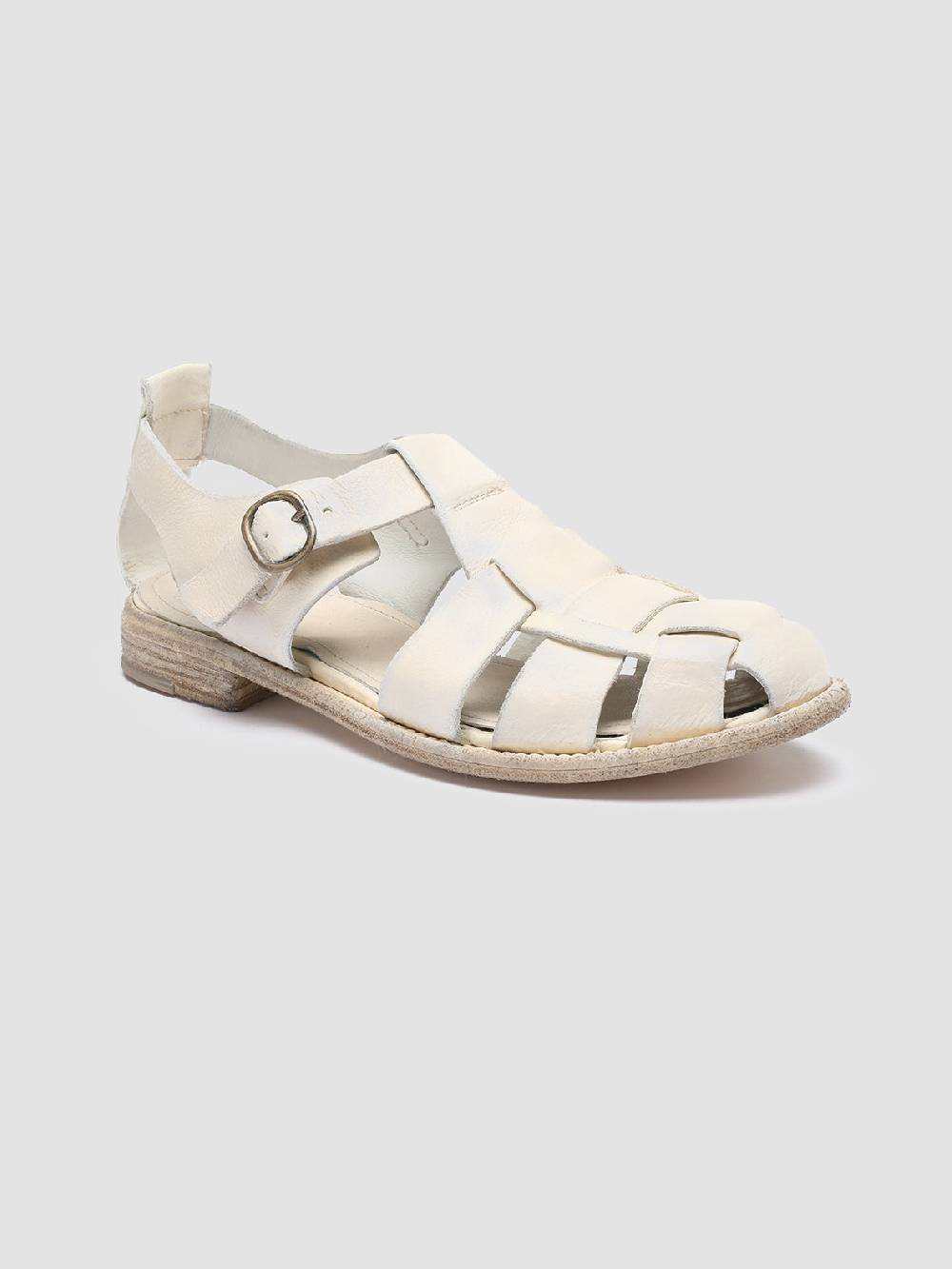 Officine Creative LEXIKON 536 Sandali in Pelle Bianca Consegna Veloce