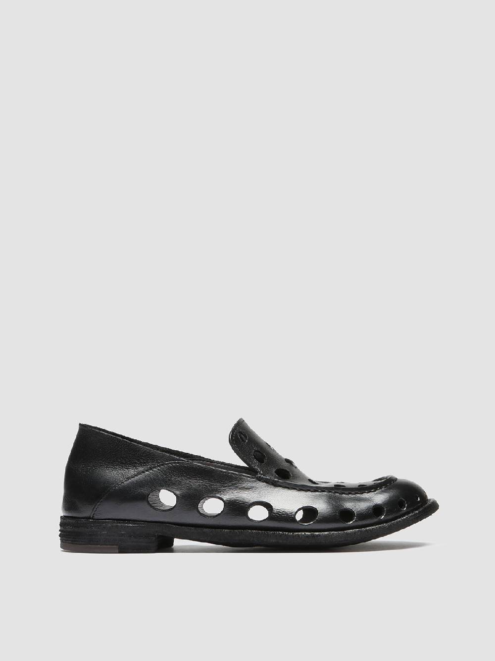 Officine Creative LEXIKON 542 Mocassini in Pelle Nera Promozione Limitata
