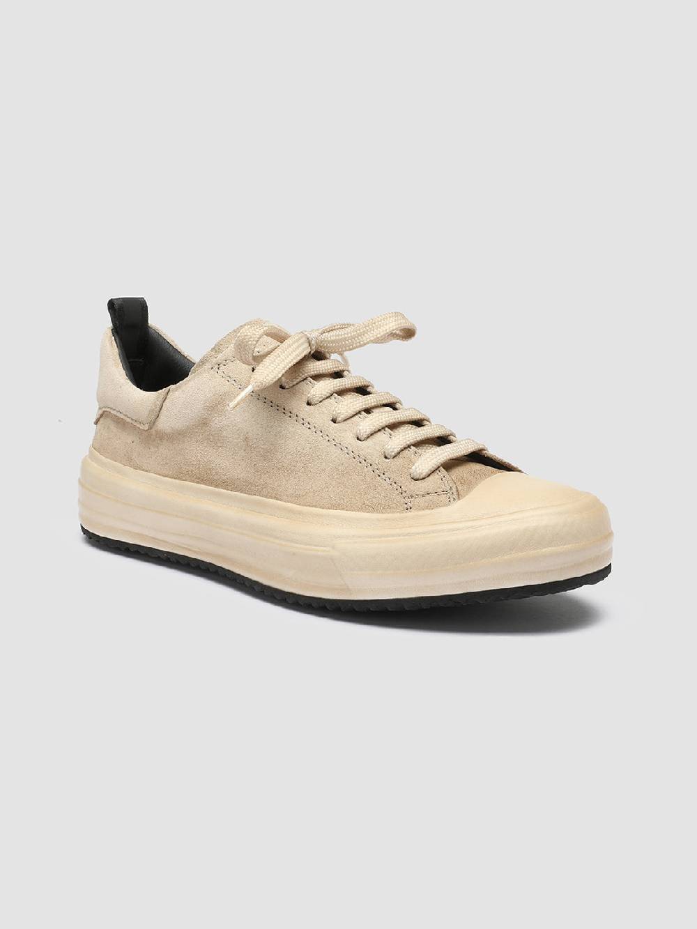 Officine Creative MES 105 Sneakers in Pelle Scamosciata Avorio Affare Del Giorno