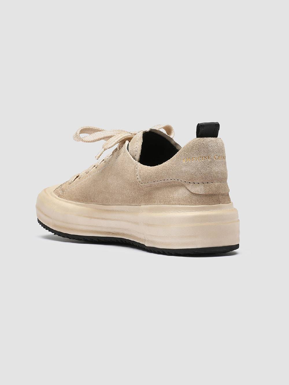 Officine Creative MES 105 Sneakers in Pelle Scamosciata Avorio Affare Del Giorno