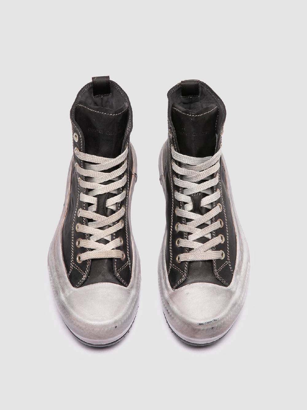 Officine Creative MES DD 102 Sneaker Alte in Pelle Nera Sottocosto