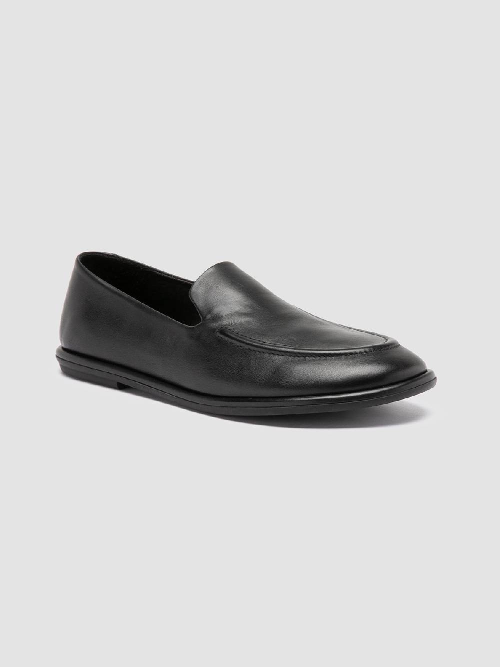 Officine Creative MIENNE 101 Mocassini in Pelle Nera Convenienza