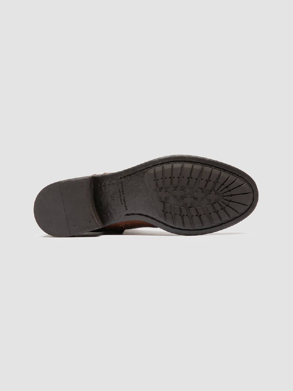 Officine Creative LIS 006 Stivali con Zip in Pelle Marrone Online