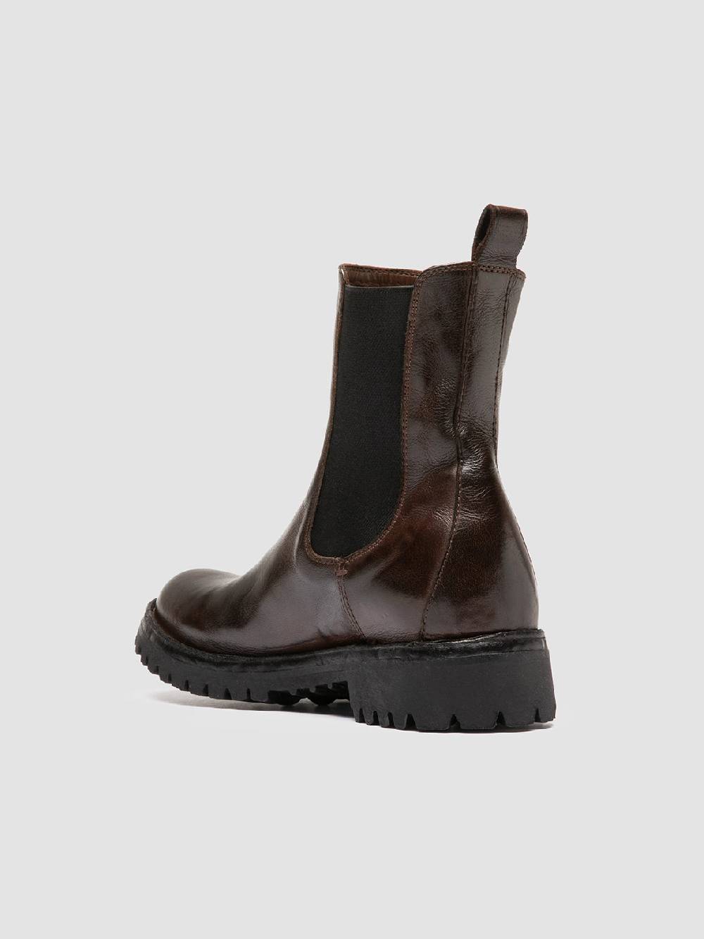 Officine Creative LORAINE 004 Stivaletti Chelsea in Pelle Marrone In Vendita