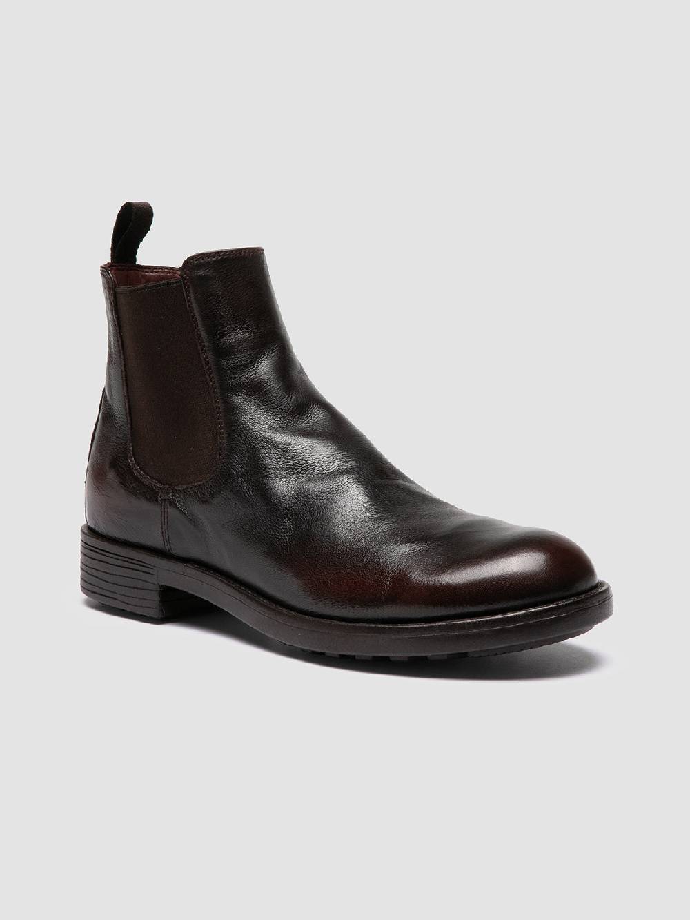 Officine Creative SERGEANT 102 Stivaletti Chelsea in Pelle Marrone Negozio