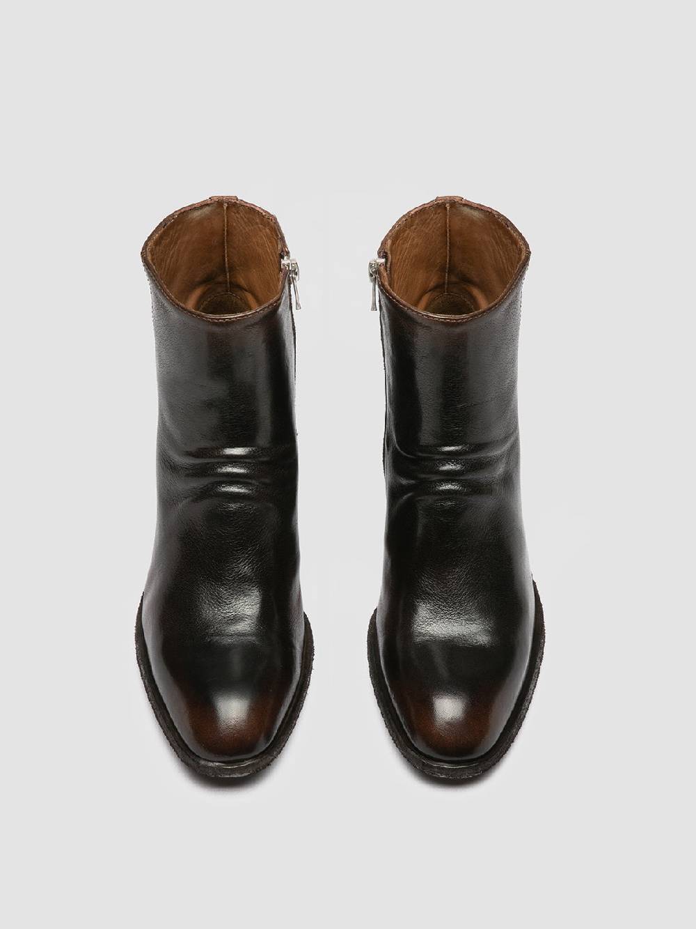 Officine Creative SYDNE 008 Brown Leather Boots 2025