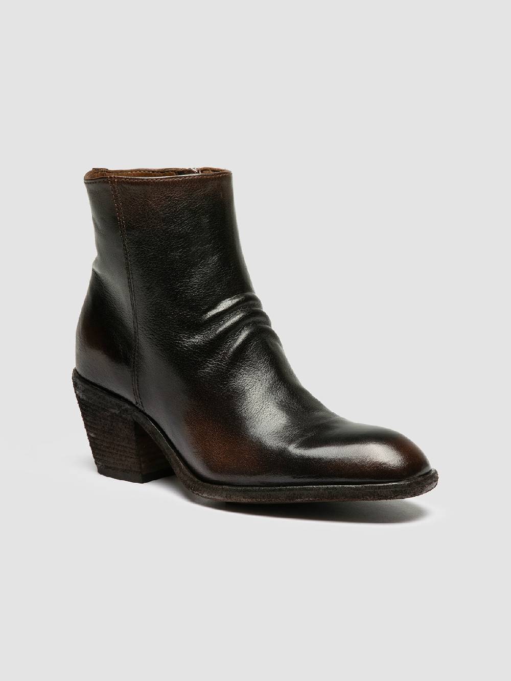 Officine Creative SYDNE 008 Brown Leather Boots 2025
