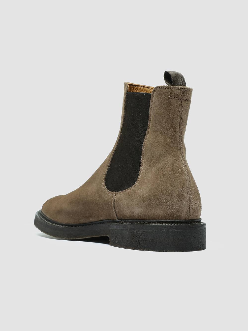 Officine Creative HOPKINS FLEXI 204 Stivali Pull On in Camoscio Tortora Italia