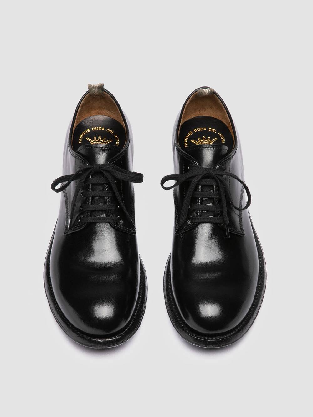 Officine Creative ADMIRAL 001 Derby in Pelle Nera 2025