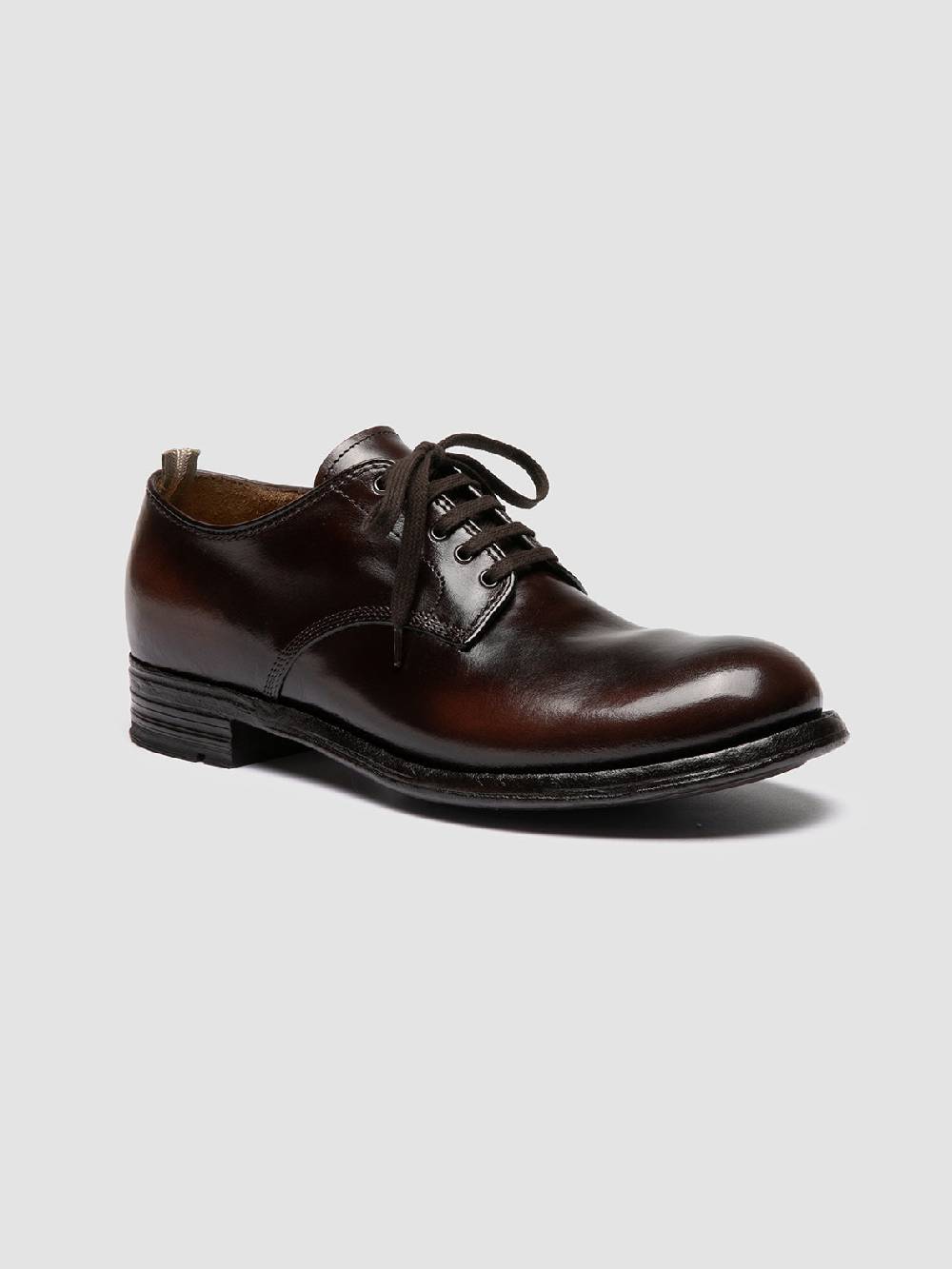 Officine Creative ADMIRAL 001 Derby in Pelle Marrone In Linea