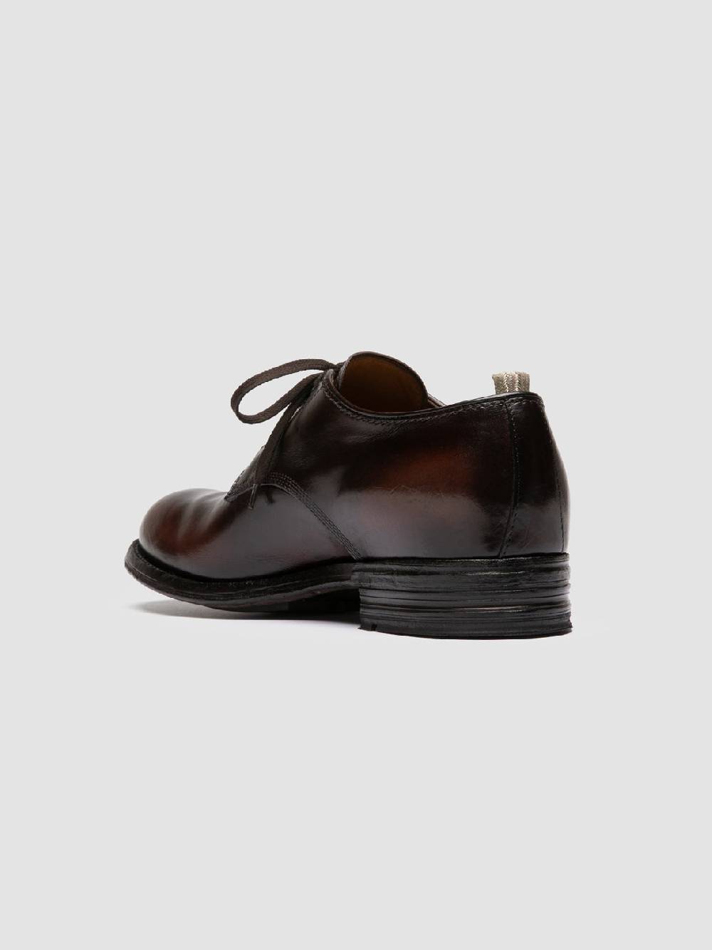 Officine Creative ADMIRAL 001 Derby in Pelle Marrone In Linea
