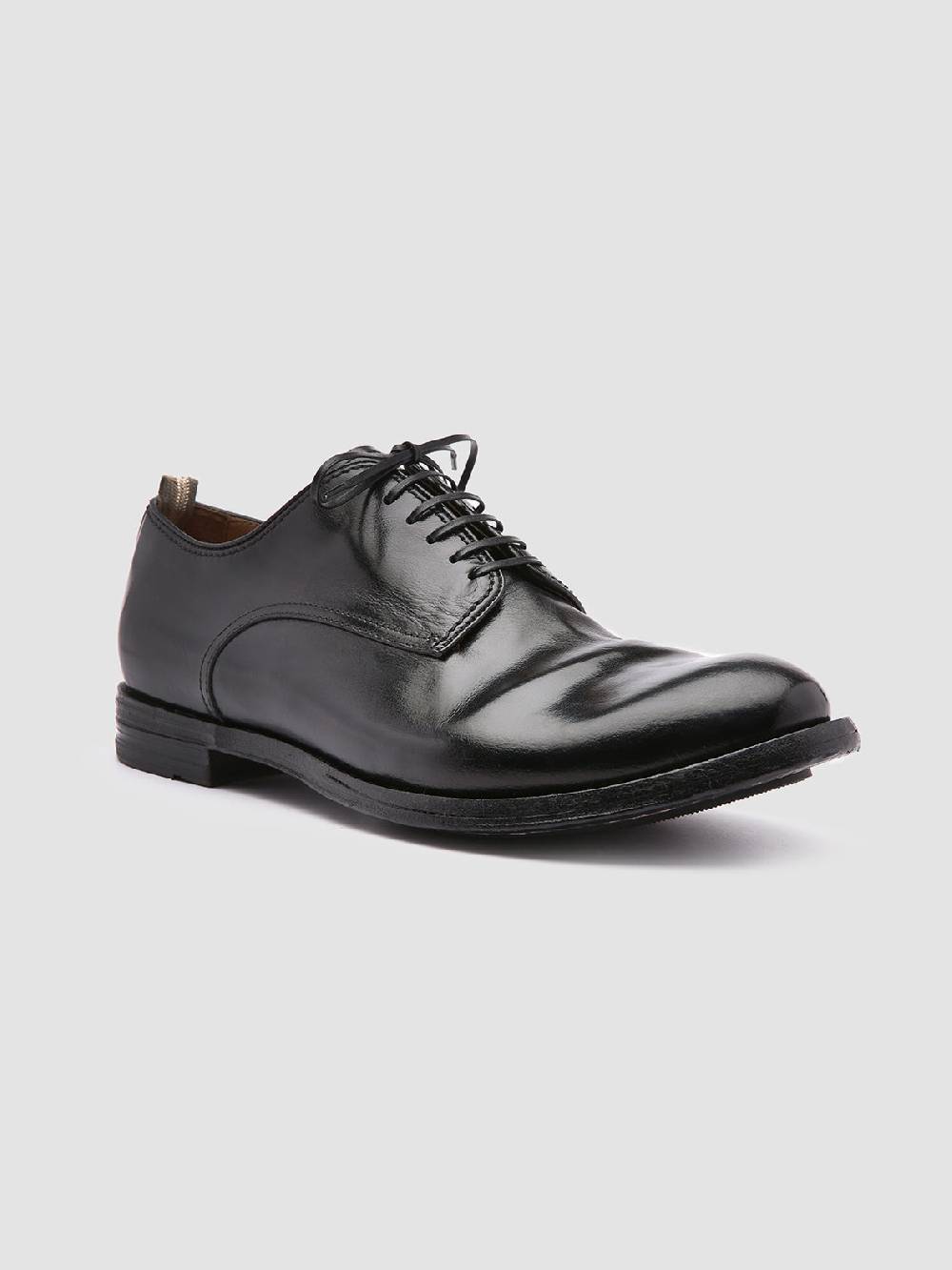 Officine Creative ANATOMIA 012 Derby in Pelle Nera Promozione