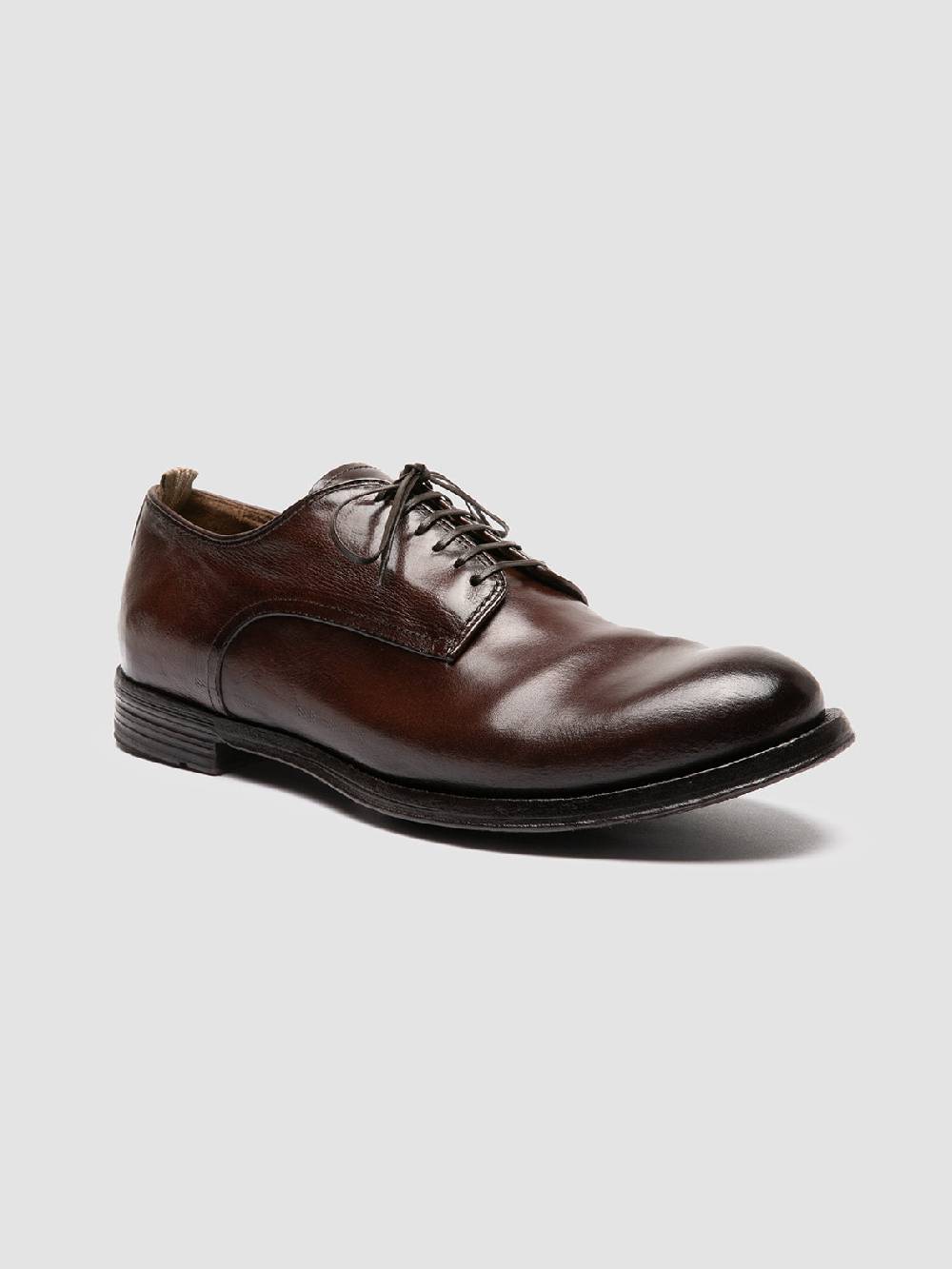 Officine Creative ANATOMIA 012 Derby in Pelle Marrone Offerte stagionali