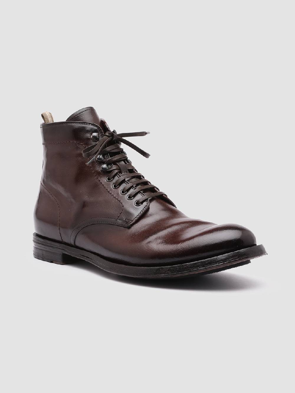 Officine Creative ANATOMIA 013 Stivaletti in Pelle Marrone Negozi Online