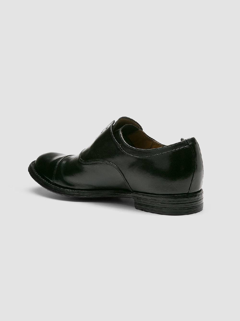 Officine Creative ANATOMIA 015 Black Leather Oxford Shoes Acquista Ora