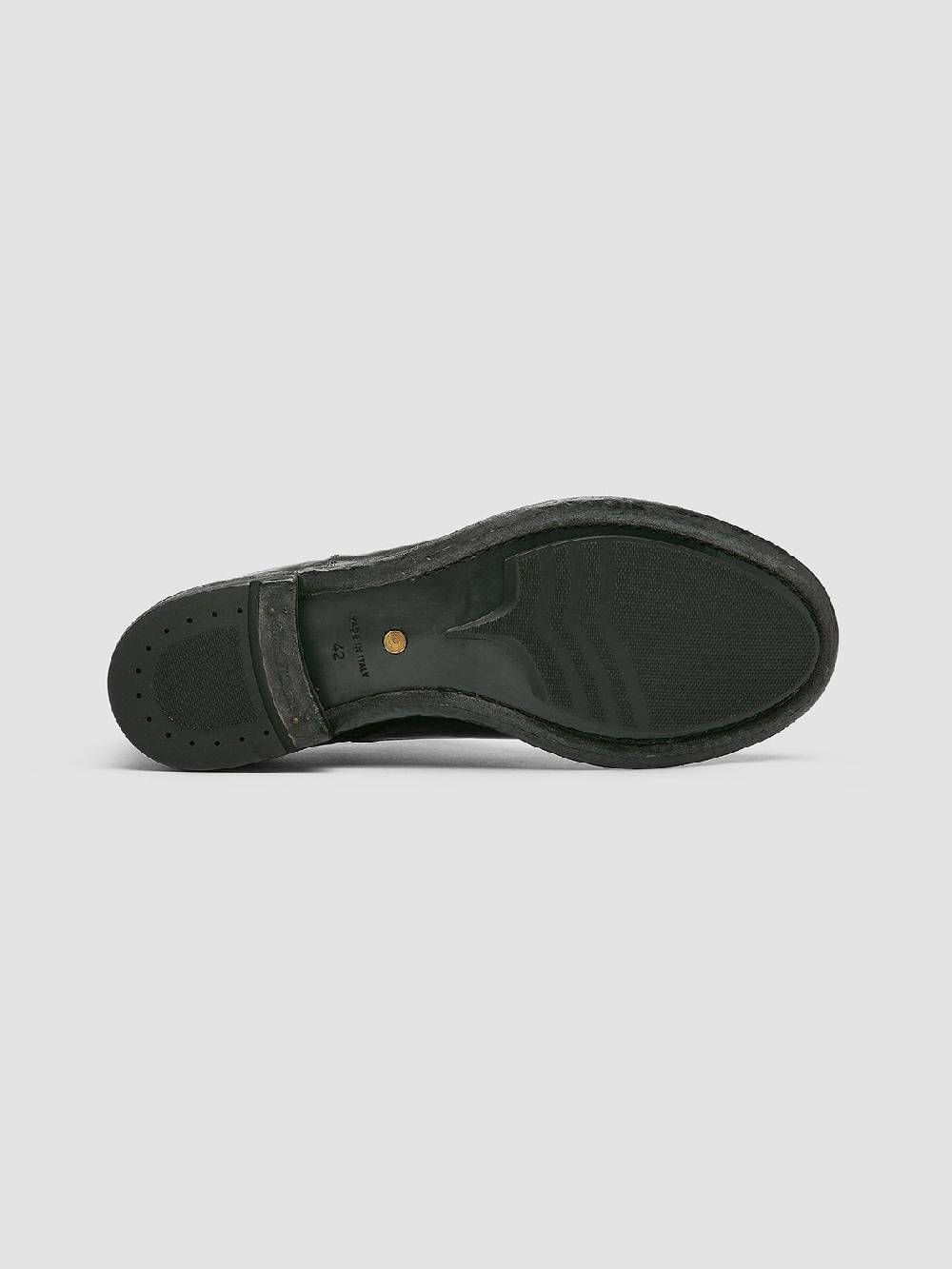 Officine Creative ANATOMIA 015 Black Leather Oxford Shoes Acquista Ora