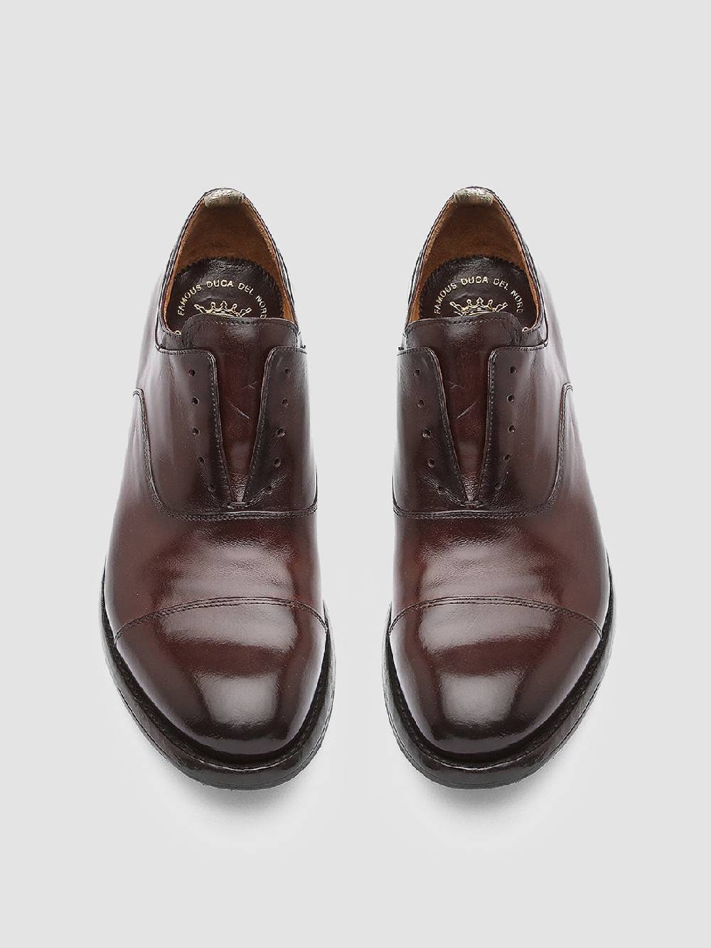Officine Creative ANATOMIA 015 Oxford in Pelle Marrone Consegna Veloce