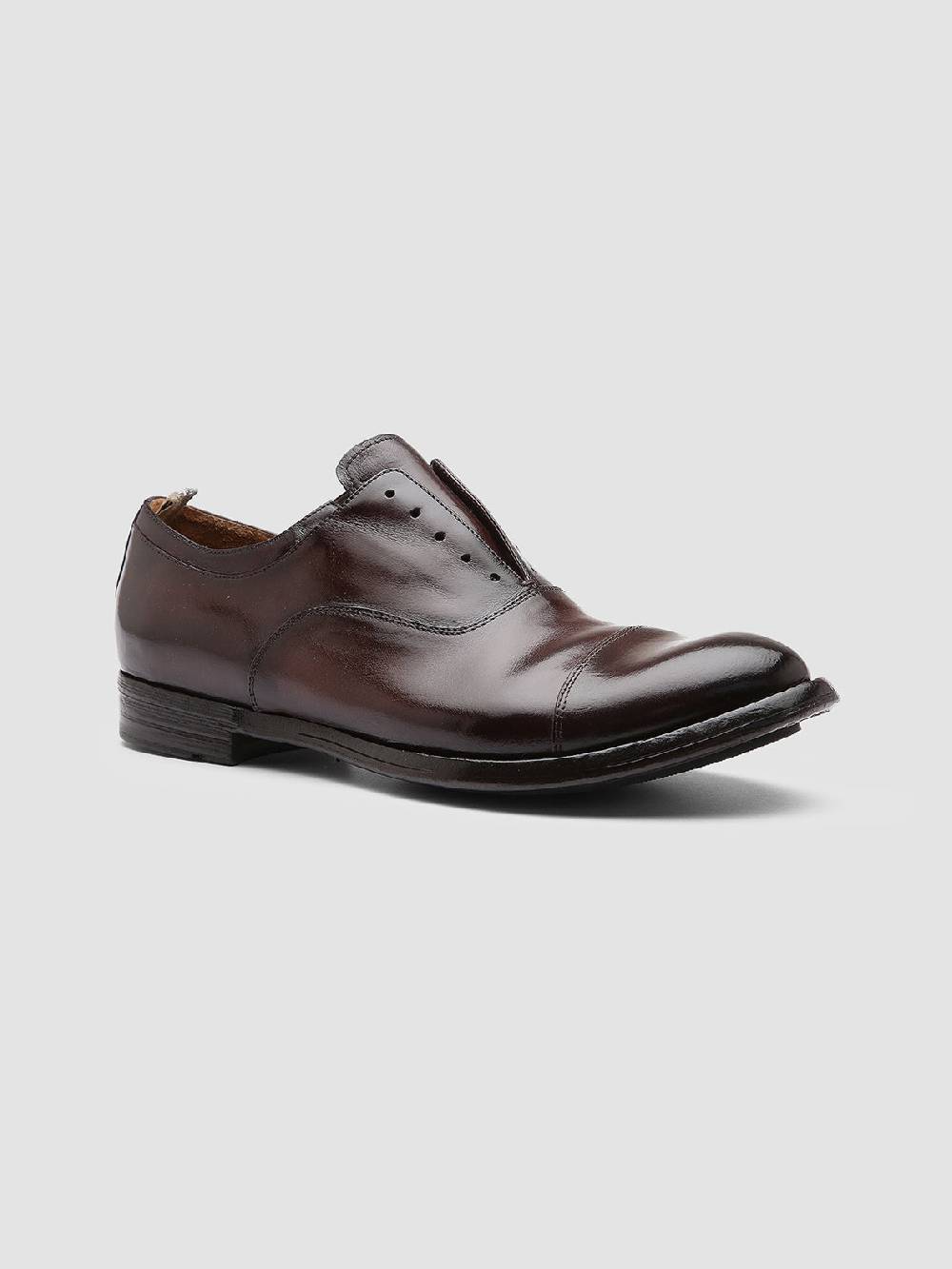 Officine Creative ANATOMIA 015 Oxford in Pelle Marrone Consegna Veloce