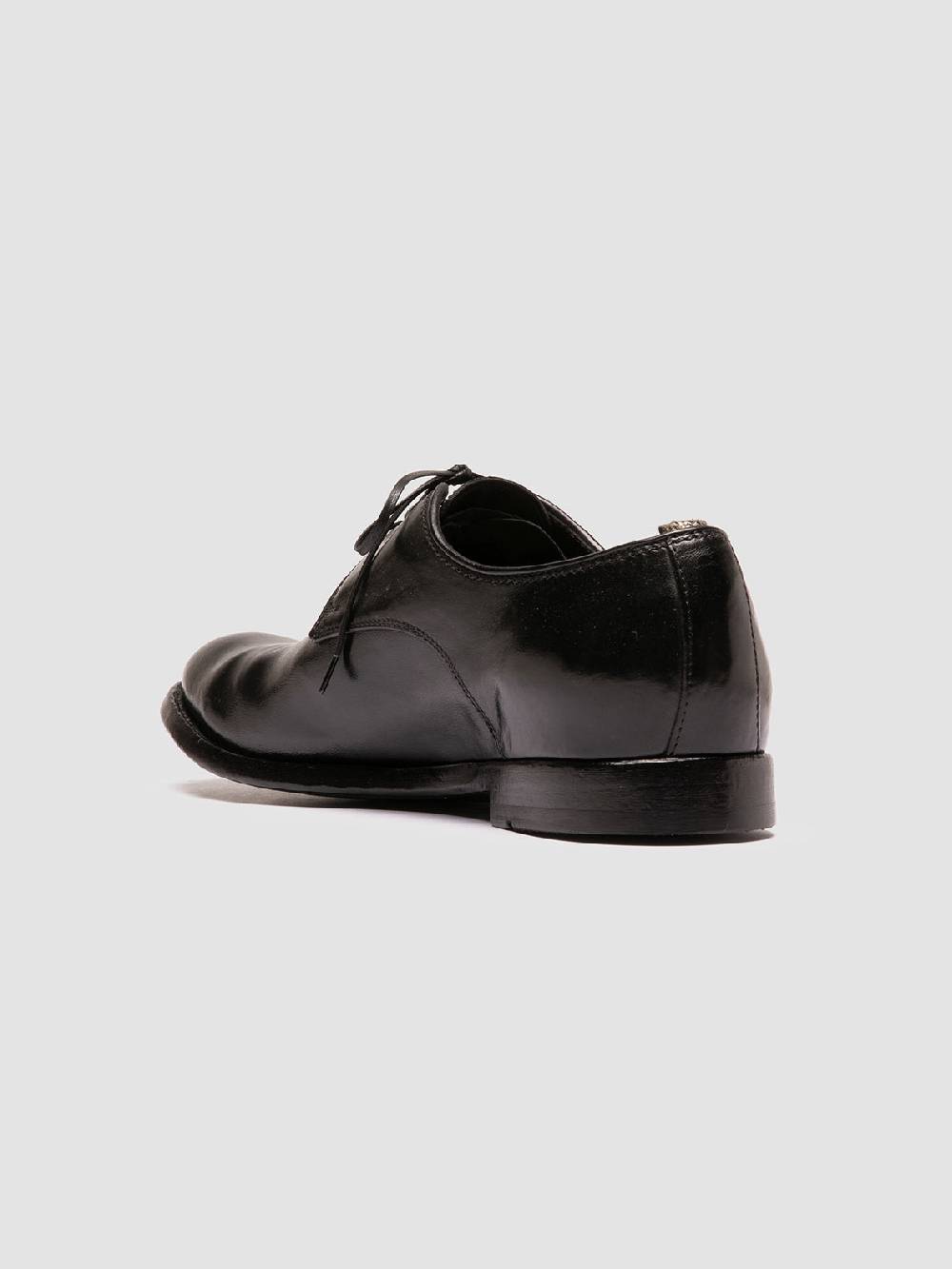 Officine Creative ANATOMIA 87 Scarpe Derby in Pelle Nera Sconto