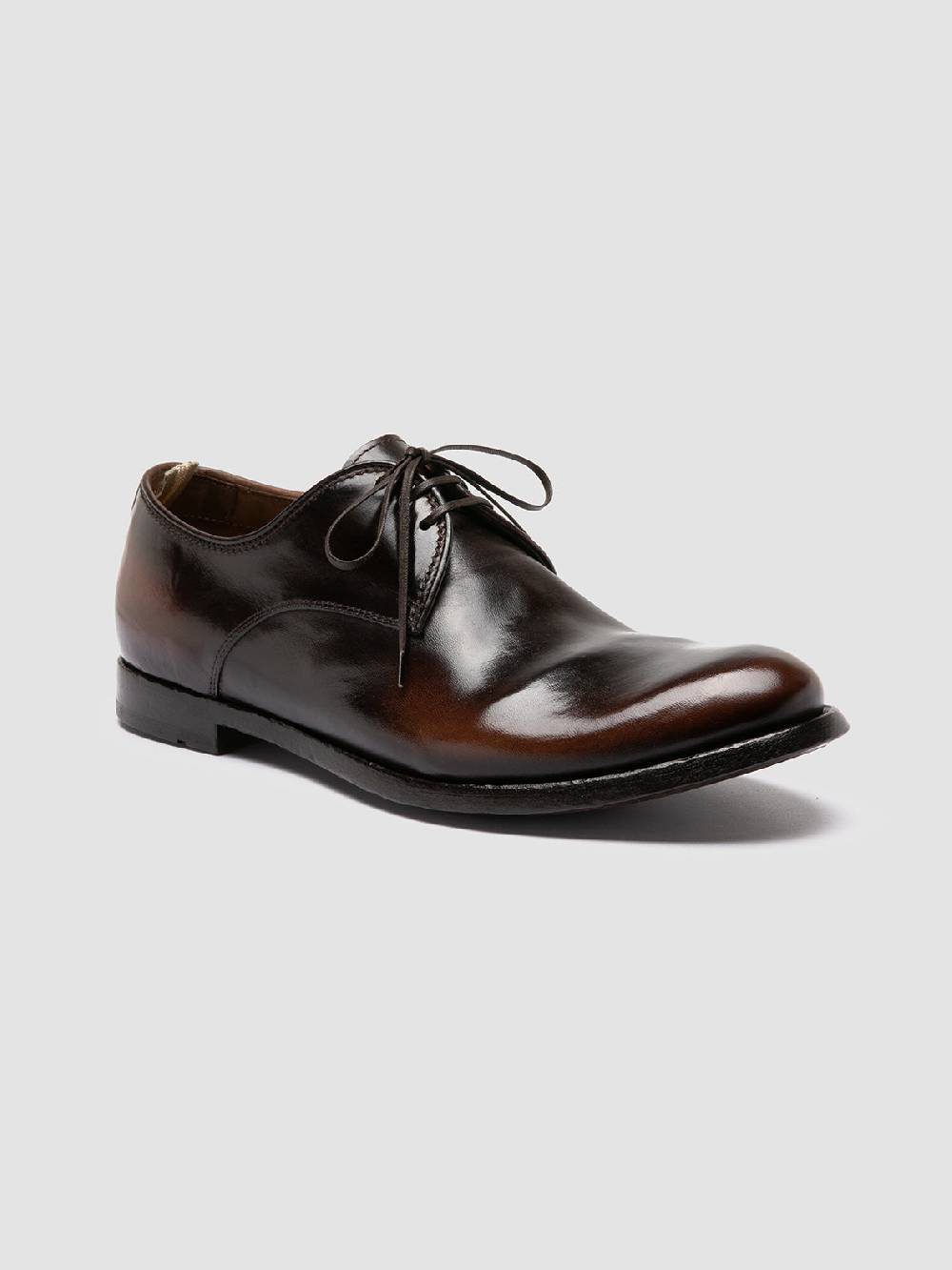Officine Creative ANATOMIA 87 Scarpe Derby in Pelle Marrone Offerta