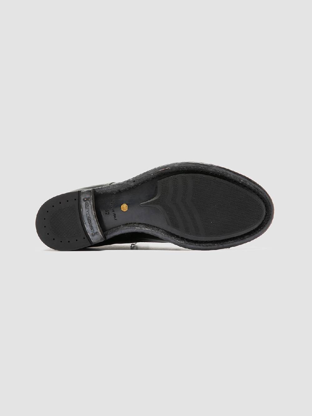 Officine Creative ANATOMIA 88 Stivali Chukka in Pelle Nera Economico