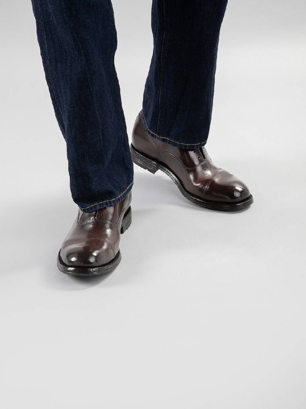 Officine Creative BALANCE 006 Oxford in Pelle Nera Outlet