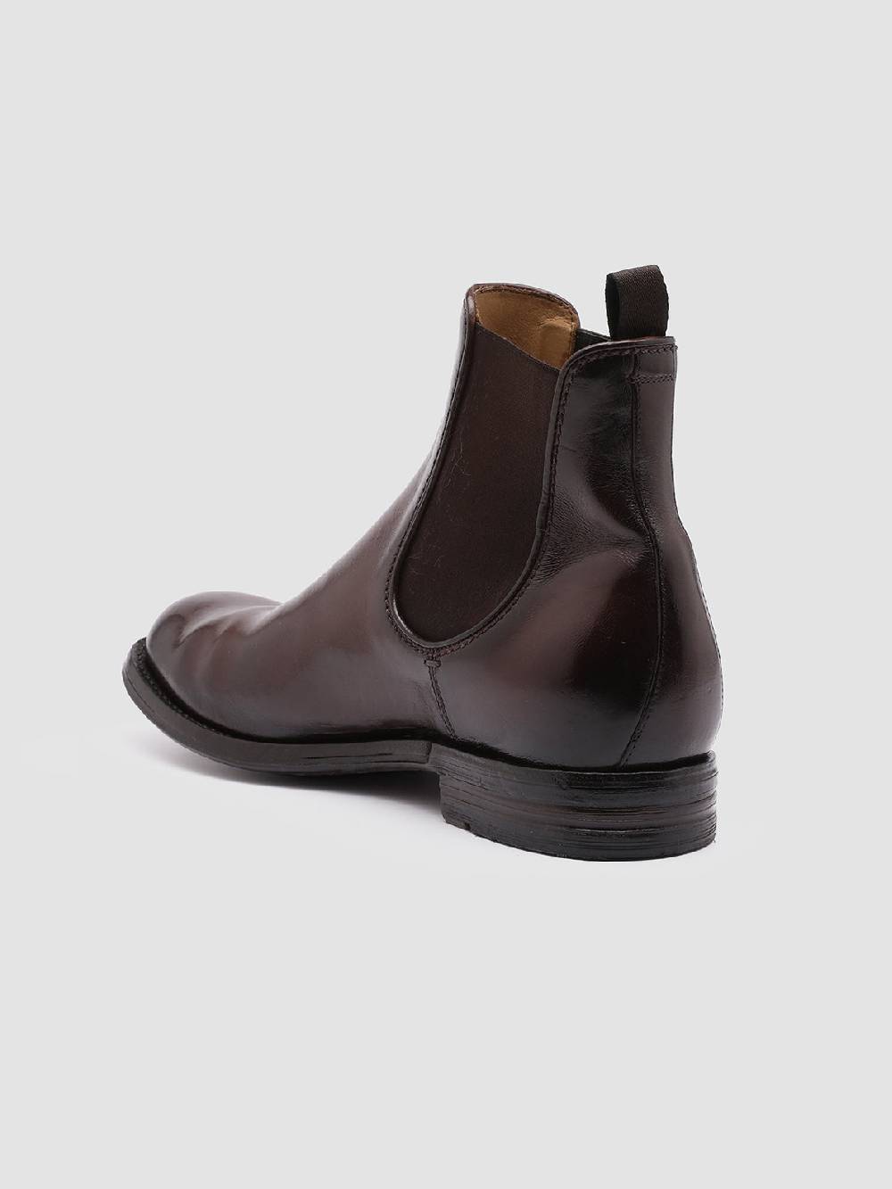 Officine Creative BALANCE 008 Stivaletti Chelsea in Pelle Marrone Saldi