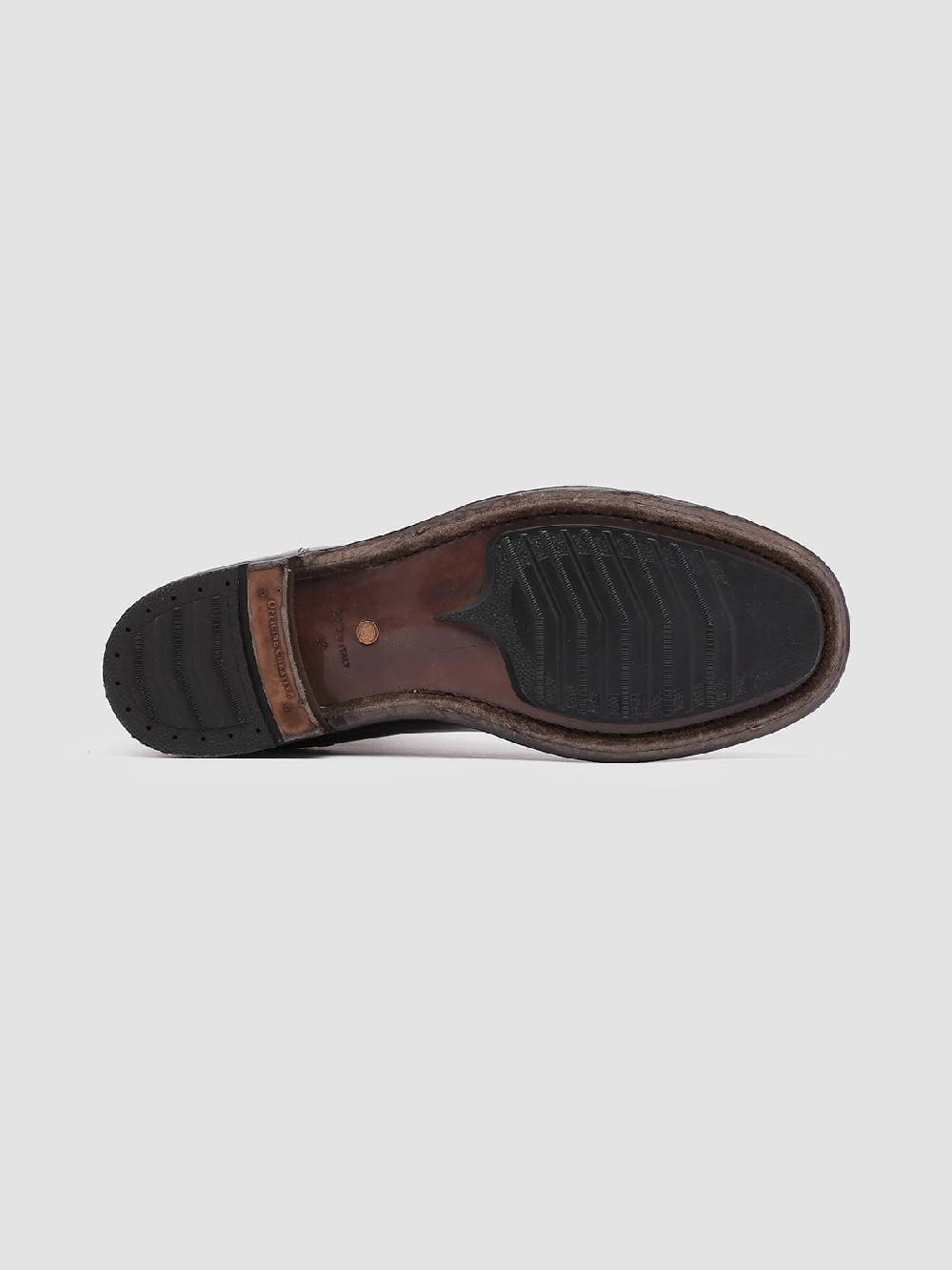 Officine Creative BALANCE 008 Stivaletti Chelsea in Pelle Marrone Saldi