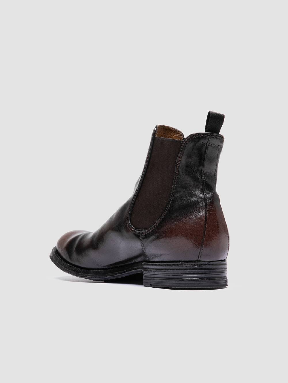 Officine Creative BALANCE 008 Brown Leather Chelsea Boots Offerte