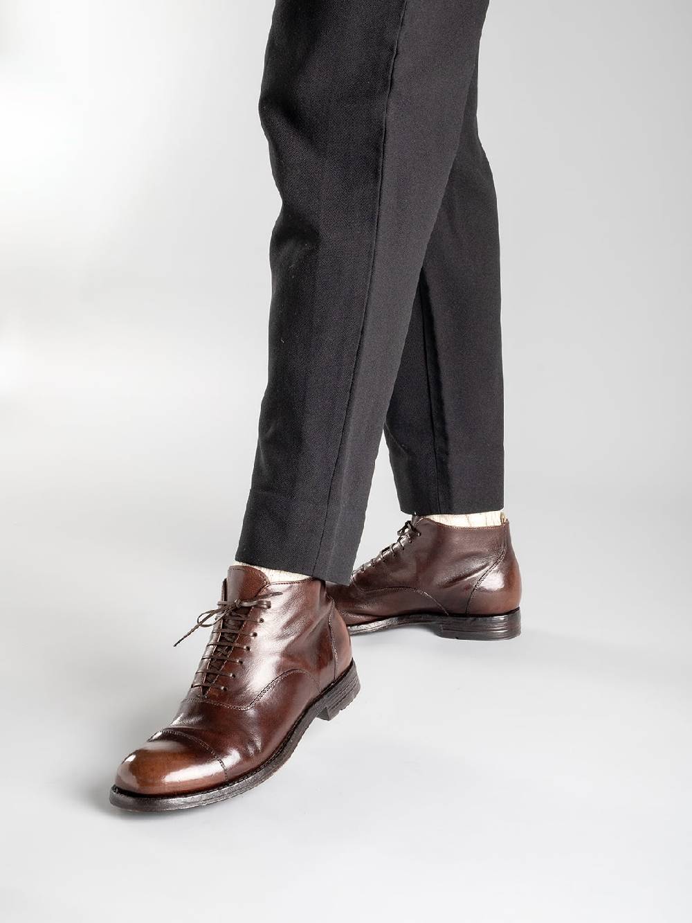 Officine Creative BALANCE 009 Stivaletti in Pelle Nera Hotsell