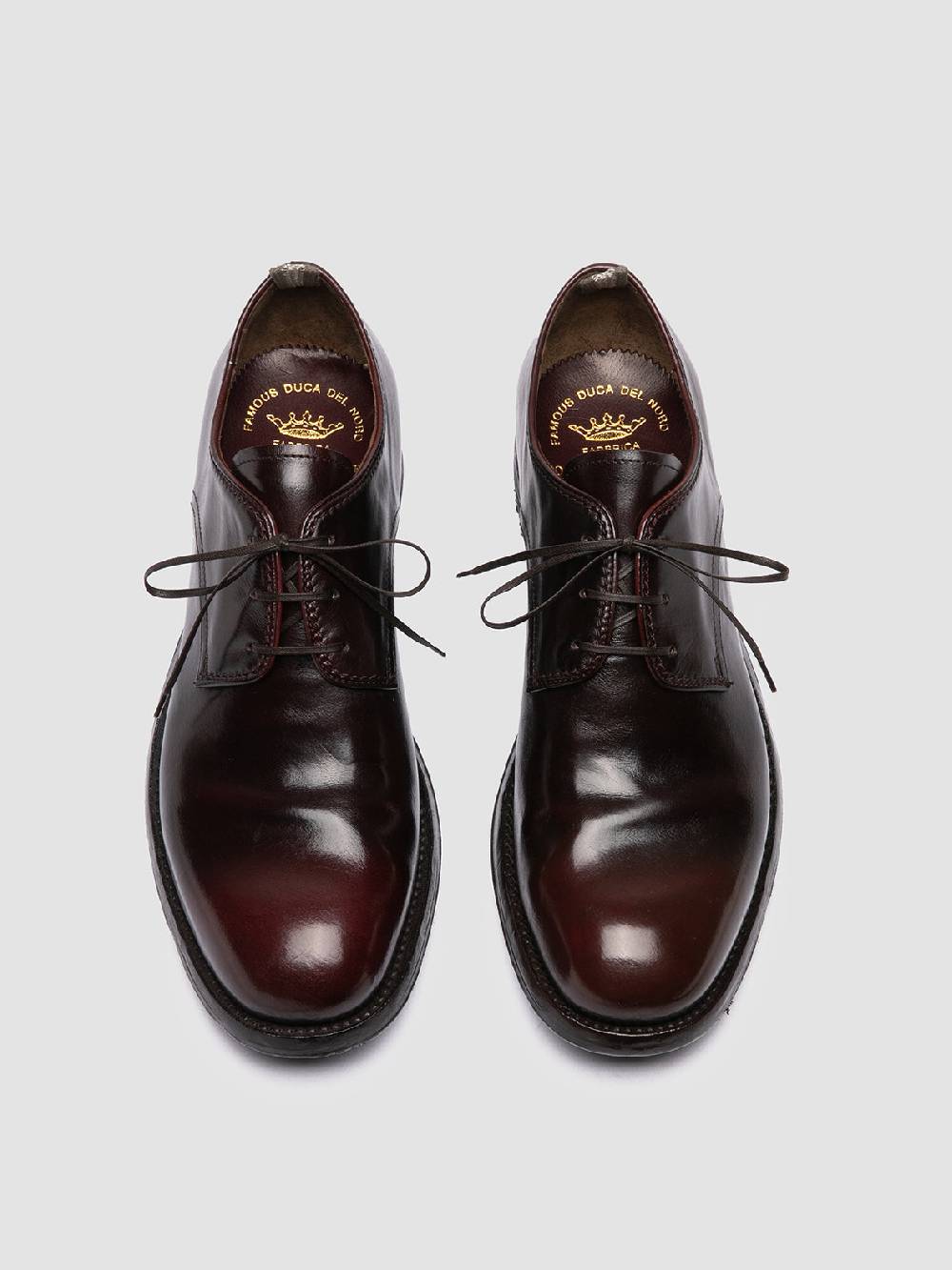Officine Creative BALANCE 019 Derby in Pelle Bordeaux Vendite Flash