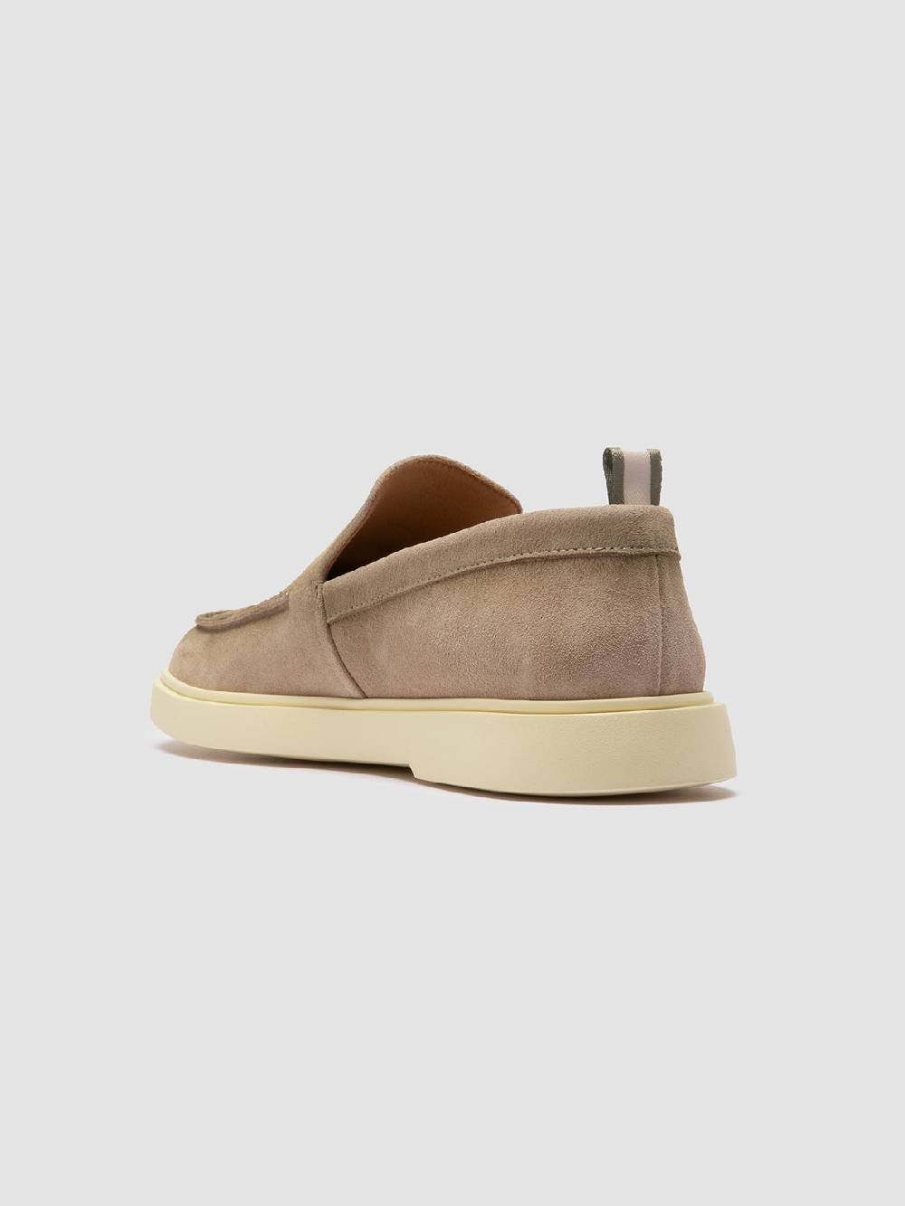 Officine Creative BONES 002 Mocassini in Pelle Scamosciata Beige Negozio