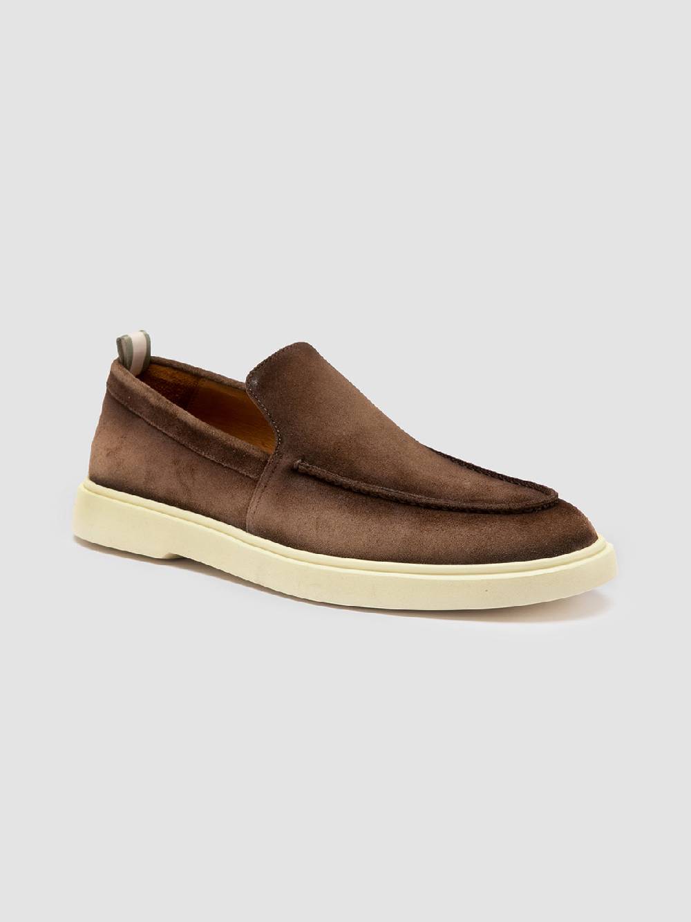 Officine Creative BONES 002 Mocassini in Pelle Scamosciata Tortora Moda
