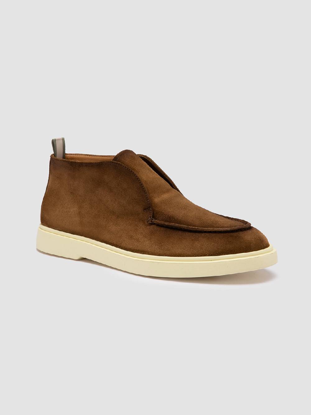 Officine Creative BONES 003 Stivaletti Chukka in Pelle Scamosciata Marrone 2025