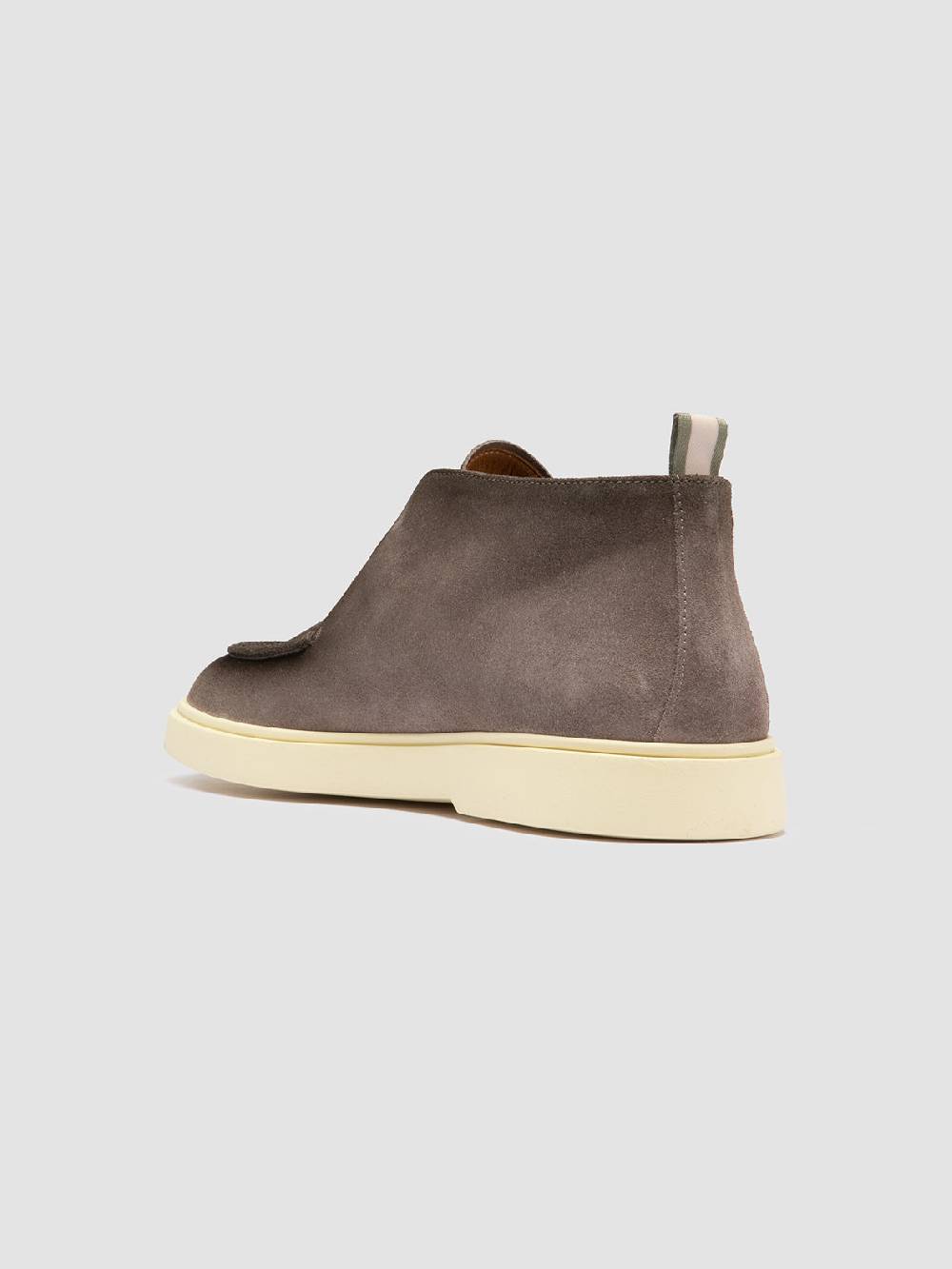 Officine Creative BONES 003 Stivaletti Chukka in Pelle Scamosciata Tortora Italy